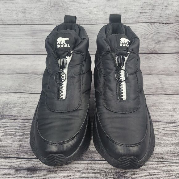 Sorel Womens Out n About III Puffy Boots 11 Black Waterproof Insulate NL4439-010 - Picture 3 of 6